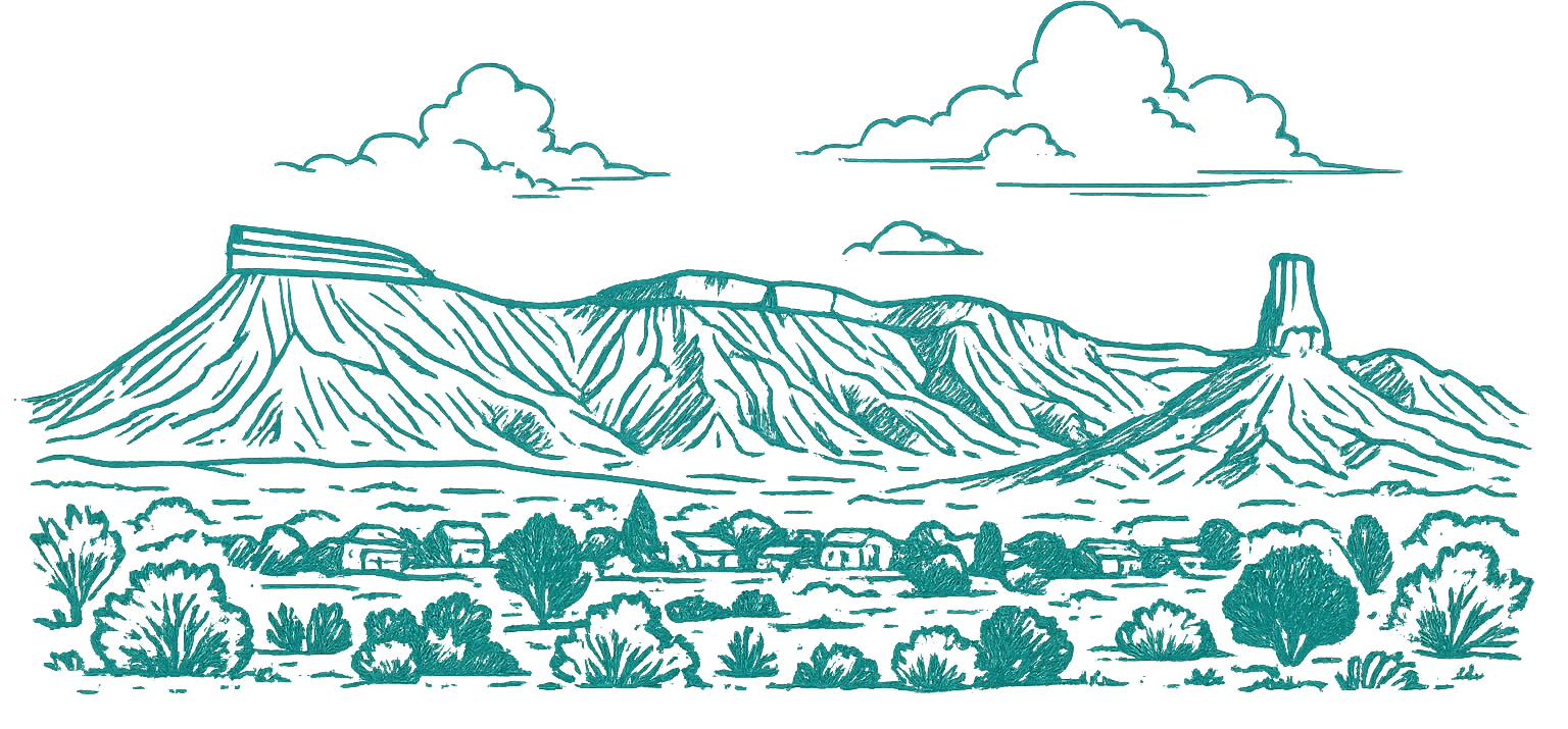 Grand Junction, Colorado visualization background