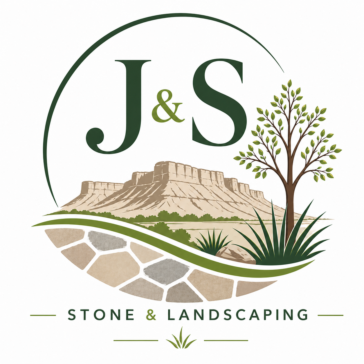 JS Stone & Landscaping Logo